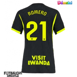 Atletico Madrid Cristian Romero #21 Dámské Venkovní Dres 2026-27 Krátký Rukáv Atletico Madrid Cristian Romero #21 Dámské Venkovní Dres 2026-27 Krátký Rukáv